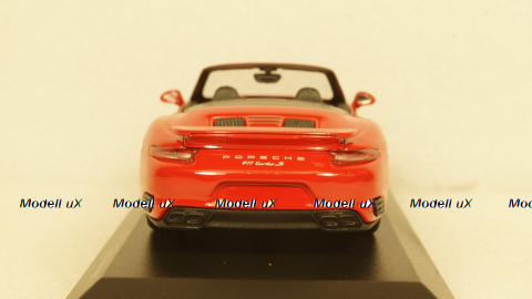 Porsche 911  (991.2) Turbo S Cabriolet 2017 red, 410067180, Minichamps 1:43