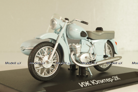 ИЖ "Юпитер-2К" 1965, серый, Наши Мотоциклы №51, NM051, Modimio 1:43