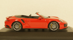 Porsche 911  (991.2) Turbo S Cabriolet 2017 red, 410067180, Minichamps 1:43