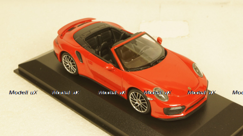 Porsche 911  (991.2) Turbo S Cabriolet 2017 red, 410067180, Minichamps 1:43