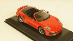 Porsche 911 (991.2) Turbo S Cabriolet 2017 red, 410067180, Minichamps 1:43 Уценка!