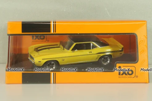 Chevrolet Camaro 1969, yellow, CLC591, IXO 1:43
