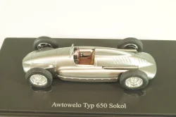 Автовело Сокол-650 (Awtowelo Typ 650 Sokol) 1952, silver, 07014, Autocult 1:43