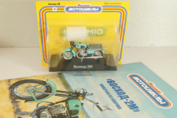 Восход-2М 1976, светло зеленый, Наши Мотоциклы №46, NM046, Modimio 1:43