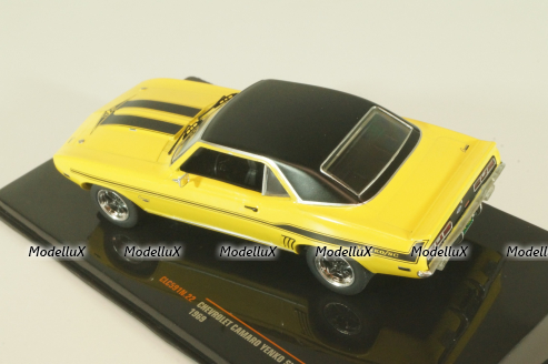 Chevrolet Camaro 1969, yellow, CLC591, IXO 1:43