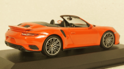 Porsche 911  (991.2) Turbo S Cabriolet 2017 orange, 410067181, Minichamps 1:43