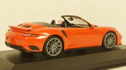 Porsche 911  (991.2) Turbo S Cabriolet 2017 orange, 410067181, Minichamps 1:43