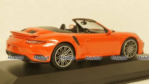 Porsche 911  (991.2) Turbo S Cabriolet 2017 orange, 410067181, Minichamps 1:43