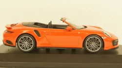 Porsche 911  (991.2) Turbo S Cabriolet 2017 orange, 410067181, Minichamps 1:43