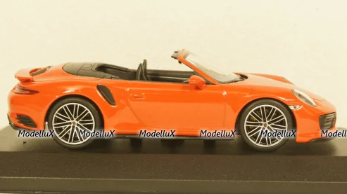 Porsche 911  (991.2) Turbo S Cabriolet 2017 orange, 410067181, Minichamps 1:43