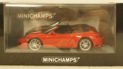 Porsche 911 (991.2) Carrera 4S Cabriolet 2017, red, 410067230, Minichamps 1:43