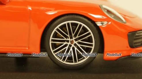 Porsche 911  (991.2) Turbo S Cabriolet 2017 orange, 410067181, Minichamps 1:43