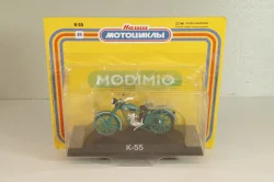 К-55, 1955, зеленый, Наши Мотоциклы №49, NM049, Modimio 1:43