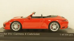 Porsche 911 (991.2) Carrera 4S Cabriolet 2017, red, 410067230, Minichamps 1:43