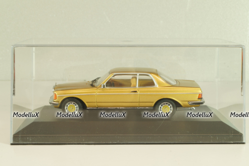 Mercedes-Benz 230 CE (C123) 1977, gold, 32220, Minichamps 1:43