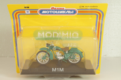М1М 1956, зеленый, Наши Мотоциклы №42, Modimio 1:43 С журналом!