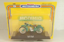 М1М 1956, зеленый, Наши Мотоциклы №42, Modimio 1:43 С журналом!