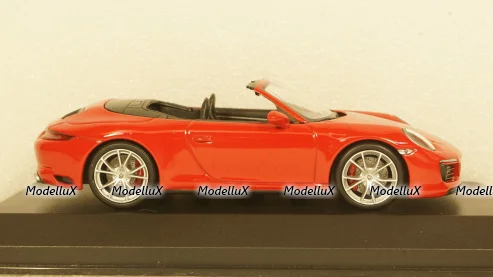 Porsche 911 (991.2) Carrera 4S Cabriolet 2017, red, 410067230, Minichamps 1:43