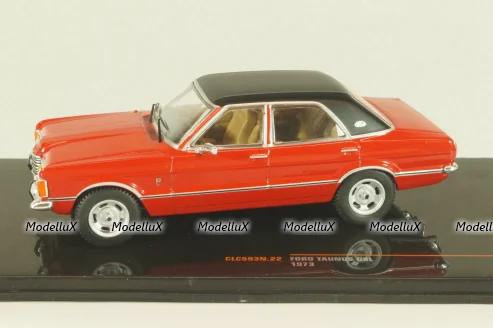 Ford Taunus GLX 1973, red, CLC593, IXO 1:43