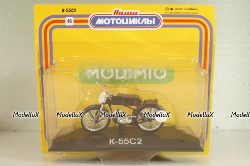 K-55С2 1955, черный, Наши Мотоциклы №40, NM040, Modimio 1:43