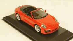 Porsche 911 (991.2) Carrera 4S Cabriolet 2017, red, 410067230, Minichamps 1:43