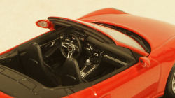 PORSCHE 911 (991.2) CARRERA 4S CABRIOLET 2017 RED, 410067230, Minichamps 1:43