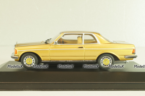 Mercedes-Benz 230 CE (C123) 1977, gold, 32220, Minichamps 1:43