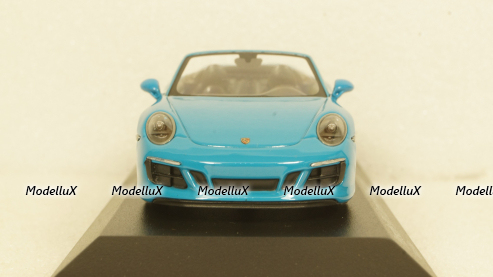 PORSCHE 911 (991.2) CARRERA 4GTS CABRIOLET 2017 BLUE, 410067332, Minichamps 1:43