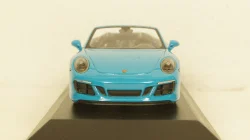 PORSCHE 911 (991.2) CARRERA 4GTS CABRIOLET 2017 BLUE, 410067332, Minichamps 1:43