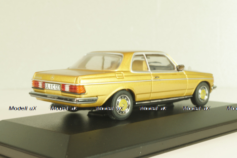 Mercedes-Benz 230 CE (C123) 1977, gold, 32220, Minichamps 1:43