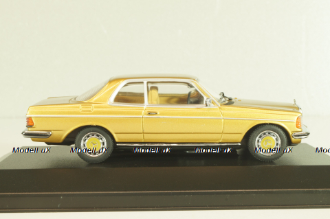 Mercedes-Benz 230 CE (C123) 1977, gold, 32220, Minichamps 1:43