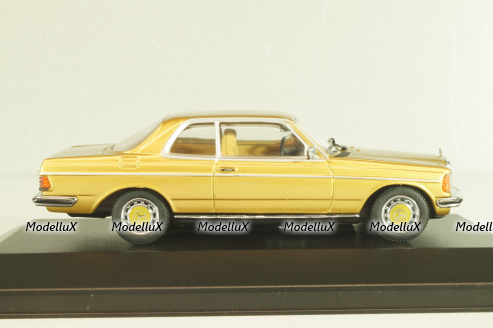 Mercedes-Benz 230 CE (C123) 1977, gold, 32220, Minichamps 1:43