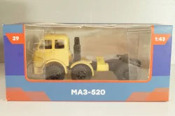 МАЗ-520 тягач, бежевый, Легендарные Грузовики СССР №29, 1:43 Уценка!