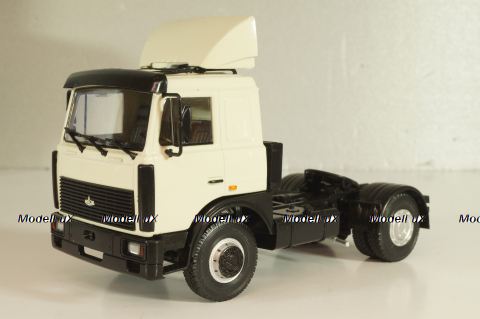 Маз-5432 тягач, белый, Легендарные Грузовики СССР №72, 1:43