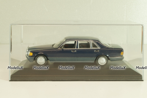 Mercedes-Benz 560 SEL (W126) 1989, dark blue, 430039302, Minichamps 1:43