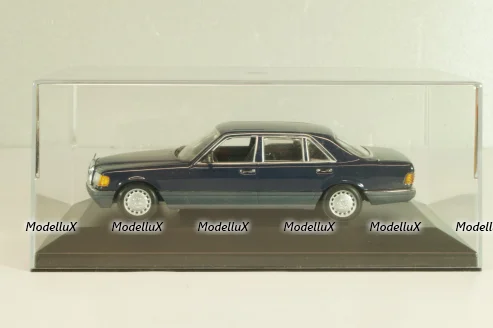 Mercedes-Benz 560 SEL (W126) 1989, dark blue, 430039302, Minichamps 1:43