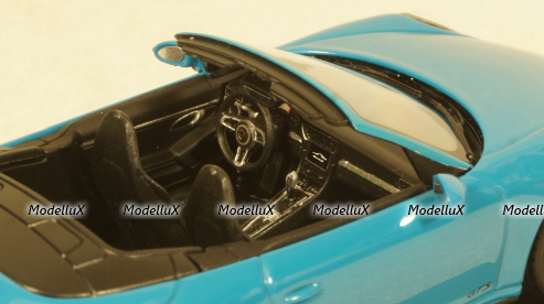 PORSCHE 911 (991.2) CARRERA 4GTS CABRIOLET 2017 BLUE, 410067332, Minichamps 1:43