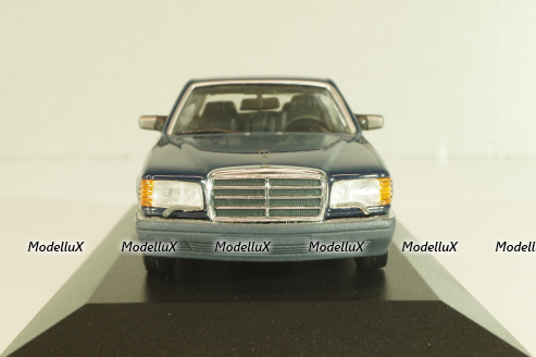 Mercedes-Benz 560 SEL (W126) 1989, dark blue, 430039302, Minichamps 1:43