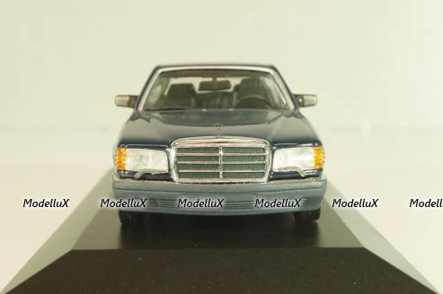 Mercedes-Benz 560 SEL (W126) 1989, dark blue, 430039302, Minichamps 1:43