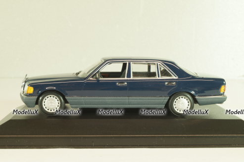 Mercedes-Benz 560 SEL (W126) 1989, dark blue, 430039302, Minichamps 1:43