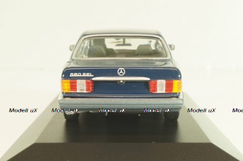 Mercedes-Benz 560 SEL (W126) 1989, dark blue, 430039302, Minichamps 1:43