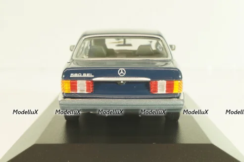 Mercedes-Benz 560 SEL (W126) 1989, dark blue, 430039302, Minichamps 1:43