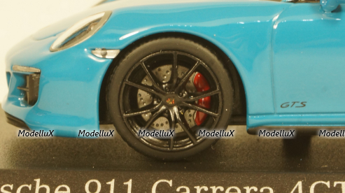 PORSCHE 911 (991.2) CARRERA 4GTS CABRIOLET 2017 BLUE, 410067332, Minichamps 1:43