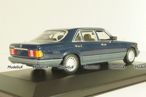 Mercedes-Benz 560 SEL (W126) 1989, dark blue, 430039302, Minichamps 1:43