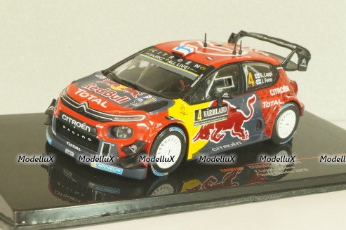 Citroen C3 WRC #4 Rally Sweden 2009, E.Lappi/J.Fern, RAM705, IXO 1:43