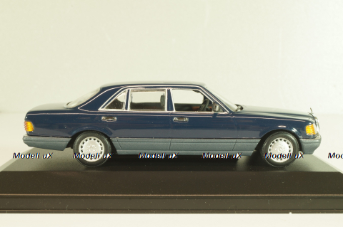 Mercedes-Benz 560 SEL (W126) 1989, dark blue, 430039302, Minichamps 1:43