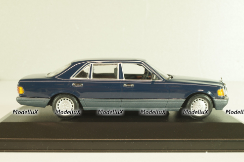 Mercedes-Benz 560 SEL (W126) 1989, dark blue, 430039302, Minichamps 1:43