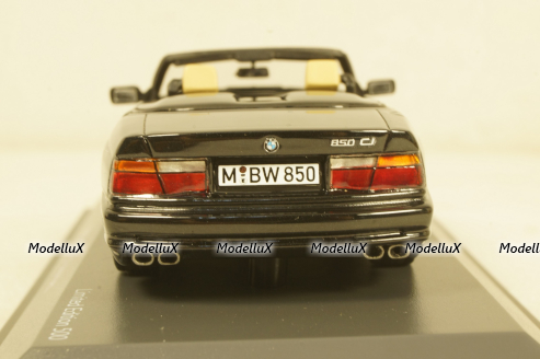 BMW 850 CI Convertible (E31) black, 450914900, Schuco Pro R 1:43