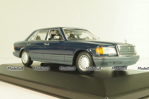 Mercedes-Benz 560 SEL (W126) 1989, dark blue, 430039302, Minichamps 1:43