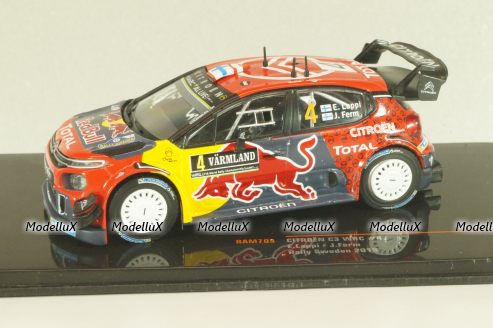 Citroen C3 WRC #4 Rally Sweden 2009, E.Lappi/J.Fern, RAM705, IXO 1:43